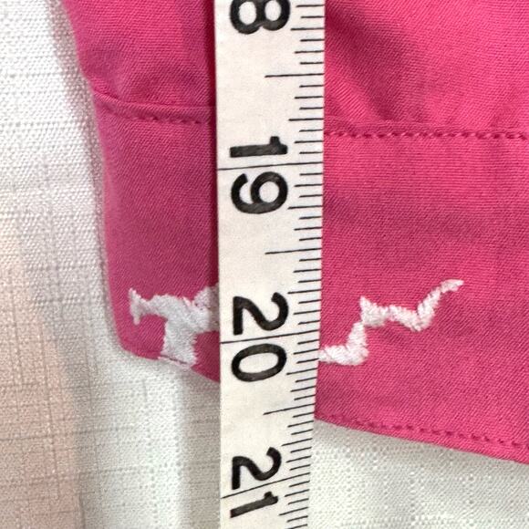 VINTAGE Capri Pants Women's S Cotton Blend Coastal Preppy Beach Summer Retro - Picture 10 of 11